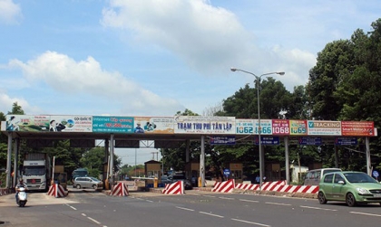 Bình Phước: Mức thu tại trạm thu phí Tân Lập